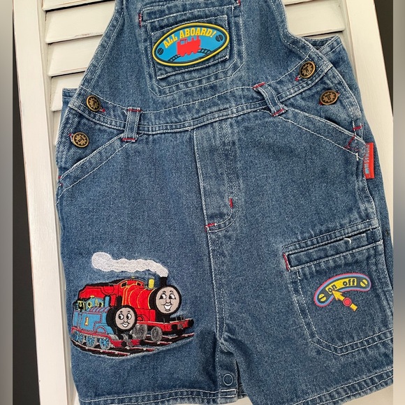 Vintage Thomas the Train overalls baby 24M. Perfect condition. - Picture 3 of 5